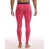 image:imageRoadbox Mens Compression Pants Running Tights with Pockets Sports Workout Leggings Athletic Base Layer for Cycling BasketballRose Red