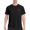 image:imageRoadbox Mens Rash Guard Short Slevee UPF 50 UV Sun Protection Water TShirts Quick Dry Swim Shirts for Surf Beach FishingBlack