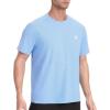 image:imageRoadbox Mens Rash Guard Short Slevee UPF 50 UV Sun Protection Water TShirts Quick Dry Swim Shirts for Surf Beach FishingBlue