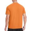 image:imageRoadbox Mens Rash Guard Short Slevee UPF 50 UV Sun Protection Water TShirts Quick Dry Swim Shirts for Surf Beach FishingBright Orange