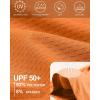image:imageRoadbox Mens Rash Guard Short Slevee UPF 50 UV Sun Protection Water TShirts Quick Dry Swim Shirts for Surf Beach FishingBright Orange