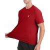 image:imageRoadbox Mens Rash Guard Short Slevee UPF 50 UV Sun Protection Water TShirts Quick Dry Swim Shirts for Surf Beach FishingBright Red