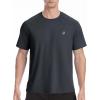 image:imageRoadbox Mens Rash Guard Short Slevee UPF 50 UV Sun Protection Water TShirts Quick Dry Swim Shirts for Surf Beach FishingDark Gray