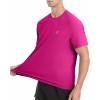 image:imageRoadbox Mens Rash Guard Short Slevee UPF 50 UV Sun Protection Water TShirts Quick Dry Swim Shirts for Surf Beach FishingHot Pink