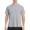 image:imageRoadbox Mens Rash Guard Short Slevee UPF 50 UV Sun Protection Water TShirts Quick Dry Swim Shirts for Surf Beach FishingLight Gray