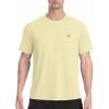 image:imageRoadbox Mens Rash Guard Short Slevee UPF 50 UV Sun Protection Water TShirts Quick Dry Swim Shirts for Surf Beach FishingLight Yellow