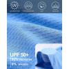 image:imageRoadbox Mens Rash Guard Short Slevee UPF 50 UV Sun Protection Water TShirts Quick Dry Swim Shirts for Surf Beach FishingUltramarine