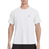 image:imageRoadbox Mens Rash Guard Short Slevee UPF 50 UV Sun Protection Water TShirts Quick Dry Swim Shirts for Surf Beach FishingWhite