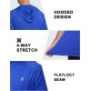 image:imageRoadbox Mens Short Sleeve Hoodie Lightweight Workout Hooded T Shirts UPF 50 Quick Dry Athletic Gym Running SweatshirtRoyal Blue
