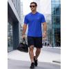 image:imageRoadbox Mens Short Sleeve Hoodie Lightweight Workout Hooded T Shirts UPF 50 Quick Dry Athletic Gym Running SweatshirtRoyal Blue