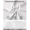 image:imageRoadbox Mens Short Sleeve Workout Gym Hoodies Lightweight Quick Dry Athletic T Shirts Sun Protection Hooded SweatshirtWhite