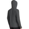 image:imageRoadbox Mens UPF 50 Sun Hoodie Jacket Full Zip UV Protection Long Sleeve Shirt Lightweight Breathable for Fishing HikingDark Gray