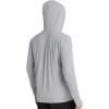 image:imageRoadbox Mens UPF 50 Sun Hoodie Jacket Full Zip UV Protection Long Sleeve Shirt Lightweight Breathable for Fishing HikingLight Gray