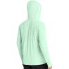 image:imageRoadbox Mens UPF 50 Sun Hoodie Jacket Full Zip UV Protection Long Sleeve Shirt Lightweight Breathable for Fishing HikingLight Green