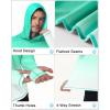 image:imageRoadbox Mens UPF 50 Sun Hoodie UV Hooded Long Sleeve Fishing Shirts Lightweight SPF Rash Guard for Outdoor Hiking SwimGreen Gradient