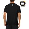 image:imageRoadbox Mens UPF 50 Sun Protection TShirt Quick Dry UV Workout Shirts Lightweight Breathable Outdoor Running Fishing TeeBlack
