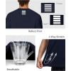 image:imageRoadbox Mens UPF 50 Sun Protection TShirt Quick Dry UV Workout Shirts Lightweight Breathable Outdoor Running Fishing TeeDark Blue