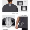 image:imageRoadbox Mens UPF 50 Sun Protection TShirt Quick Dry UV Workout Shirts Lightweight Breathable Outdoor Running Fishing TeeDark Gray
