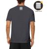 image:imageRoadbox Mens UPF 50 Sun Protection TShirt Quick Dry UV Workout Shirts Lightweight Breathable Outdoor Running Fishing TeeDark Gray