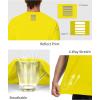 image:imageRoadbox Mens UPF 50 Sun Protection TShirt Quick Dry UV Workout Shirts Lightweight Breathable Outdoor Running Fishing TeeGolden