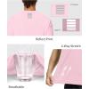 image:imageRoadbox Mens UPF 50 Sun Protection TShirt Quick Dry UV Workout Shirts Lightweight Breathable Outdoor Running Fishing TeePink