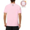 image:imageRoadbox Mens UPF 50 Sun Protection TShirt Quick Dry UV Workout Shirts Lightweight Breathable Outdoor Running Fishing TeePink