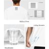 image:imageRoadbox Mens UPF 50 Sun Protection TShirt Quick Dry UV Workout Shirts Lightweight Breathable Outdoor Running Fishing TeeWhite