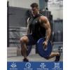 image:imageRoadbox Mens Workout Sleeveless Hoodie Quick Dry Athletic Hooded Tank Tops Lightweight Gym Running Muscle Cut Off T ShirtsBlack