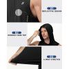 image:imageRoadbox Mens Workout Sleeveless Hoodie Quick Dry Athletic Hooded Tank Tops Lightweight Gym Running Muscle Cut Off T ShirtsBlack