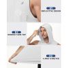 image:imageRoadbox Mens Workout Sleeveless Hoodie Quick Dry Athletic Hooded Tank Tops Lightweight Gym Running Muscle Cut Off T ShirtsWhite