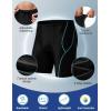 image:imageRoadbox Swim Jammers for Men Racing Athletic Quick Dry Swimsuit Endurance Training Competitive Swimming Shorts UPF 50Black  Lake Blue Stitching