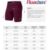 image:imageRoadbox Swim Jammers for Men Racing Athletic Quick Dry Swimsuit Endurance Training Competitive Swimming Shorts UPF 50Burgundy