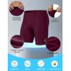 image:imageRoadbox Swim Jammers for Men Racing Athletic Quick Dry Swimsuit Endurance Training Competitive Swimming Shorts UPF 50Burgundy