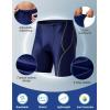 image:imageRoadbox Swim Jammers for Men Racing Athletic Quick Dry Swimsuit Endurance Training Competitive Swimming Shorts UPF 50Navy Blue  Yellow Stitching