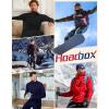 image:imageRoadbox Thermal Underwear for Men Fleece Lined Long Johns Base Layer Long Sleeve Top amp Bottom SetMock Neck Black