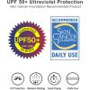 image:imageRoadbox UPF 50 Fishing Shirts for Men Long Sleeve UV Sun Protection Hoodie Outdoor Hiking Running Swimming Rash Guard2 Packgraycampanula Blue