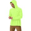 image:imageRoadbox UPF 50 Fishing Shirts for Men Long Sleeve UV Sun Protection Hoodie Outdoor Hiking Running Swimming Rash GuardNo Thumb Holefluorescent Green