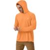 image:imageRoadbox UPF 50 Fishing Shirts for Men Long Sleeve UV Sun Protection Hoodie Outdoor Hiking Running Swimming Rash GuardNo Thumb Holeorange