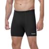 image:imageRoadbox Mens Athletic Swim Jammer Quick Dry Performance Compression UPF 50 Competitive Swimsuit Shorts for Training RacingBlack