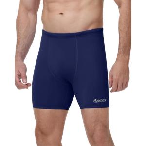 image:imageRoadbox Mens Athletic Swim Jammer Quick Dry Performance Compression UPF 50 Competitive Swimsuit Shorts for Training RacingNavy Blue