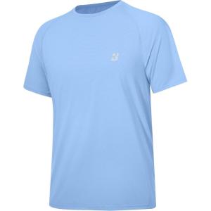 image:imageRoadbox Mens Rash Guard Short Slevee UPF 50 UV Sun Protection Water TShirts Quick Dry Swim Shirts for Surf Beach FishingBlue