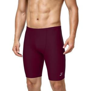 image:imageRoadbox Swim Jammers for Men Racing Athletic Quick Dry Swimsuit Endurance Training Competitive Swimming Shorts UPF 50Burgundy