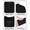 image:imageRoadbox Boys UPF 50 Zip Up Rash Guard Long Sleeve Swim Shirt Kids UV Protection Sun Shirts Quick Dry for Water Beach SurfBlack