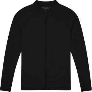 image:imageRoadbox Boys UPF 50 Zip Up Rash Guard Long Sleeve Swim Shirt Kids UV Protection Sun Shirts Quick Dry for Water Beach SurfBlack