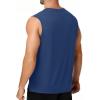 image:imageMens Workout Sleeveless Shirts Quick Dry Athletic Tank Top Lightweight Muscle Shirt for Gym Running Casual SportsNavy