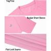 image:imageRoadbox Boys Rash Guard Swim Shirt UPF 50 Sun Protection Short Sleeve Quick Dry Rashguard Water Shirt for KidsLight Bluepowder