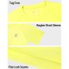 image:imageRoadbox Boys Rash Guard Swim Shirt UPF 50 Sun Protection Short Sleeve Quick Dry Rashguard Water Shirt for KidsYellow