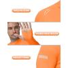 image:imageRoadbox Mens UPF 50 Sun Protection Hoodie UV Long Sleeve Fishing Shirts Lightweight Swim Rash Guard for Outdoor HikingOrange