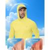 image:imageRoadbox Mens UPF 50 Sun Protection Hoodie UV Long Sleeve Fishing Shirts Lightweight Swim Rash Guard for Outdoor HikingYellow
