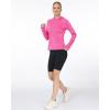 image:imageRoadbox Womens UPF 50 Sun Protection Hoodie Long Sleeve Hiking Fishing Hooded Shirt Lightweight Outdoor UV Rash Guard01rose Red
